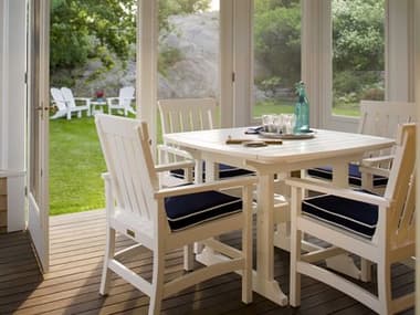 Seaside Casual Portsmouth Recycled Plastic Dining Set SSC049SET3