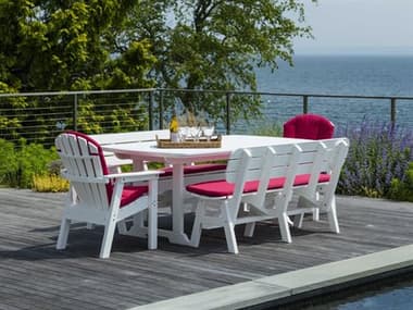 Seaside Casual Portsmouth Recycled Plastic Cushion Dining Set SSC052SET6
