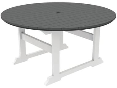 Seaside Casual Salem Rounds Recycled Plastic 59'' Round Dining Table SSC059