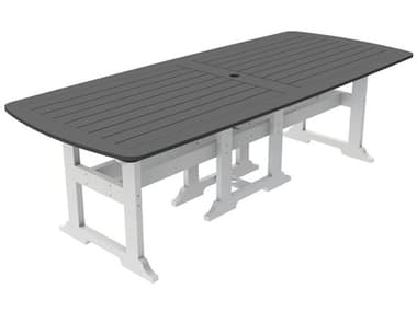 Seaside Casual Portsmouth Recycled Plastic 100''W x 42''D Rectangular Dining Table SSC096