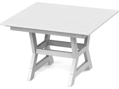 Seaside Casual Sym Recycled Plastic 44'' Square Dining Table SSC220