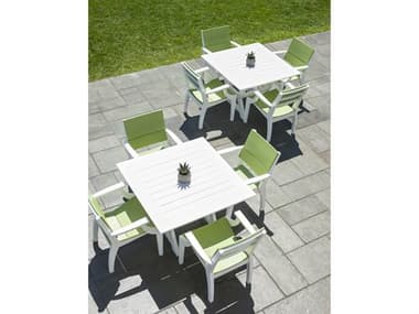 Seaside Casual Sym Recycled Plastic Dining Set SSC220SET3