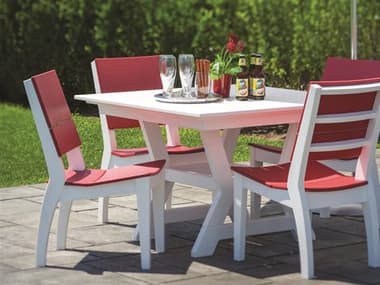 Seaside Casual Sym Recycled Plastic Dining Set SSC220SET6