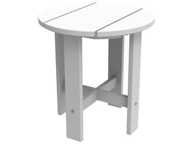 Seaside Casual Coastline Recycled Plastic Monterey 16'' Wide Round End table SSC311