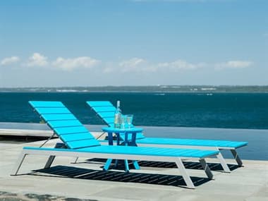 Seaside Casual Mad Aluminum Recycled Plastic Lounge Set SSC400SSET2