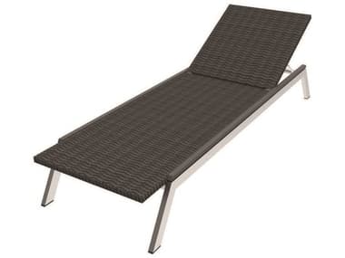 Seaside Casual Mad Aluminum Wicker Chaise Lounge SSC400W