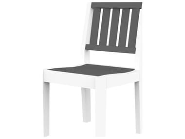 Seaside Casual Greenwich Recycled Plastic Slatted Back Dining Side Chair SSC601