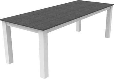Seaside Casual Greenwich Recycled Plastic 90''W x 35''D Rectangular Dining Table SSC610