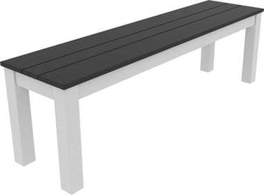 Seaside Casual Greenwich Recycled Plastic Slatted 80'' Dining Bench SSC611S