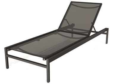 Seaside Casual Via Aluminum Impression Stackable Sunbed with Sling SSCNS9595