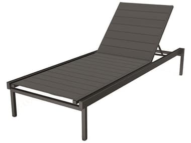 Seaside Casual Via Aluminum Impression Stackable Sunbed Padded with Wheels SSCNS9596PADDED
