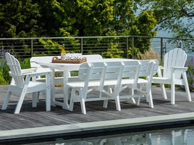 Seaside Casual Portsmouth Recycled Plastic Dining Set SSCPORTSMOUTH10