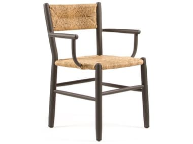 Seaside Casual Via Aluminum Stipa Stackable Dining Arm Chair SSCST9828