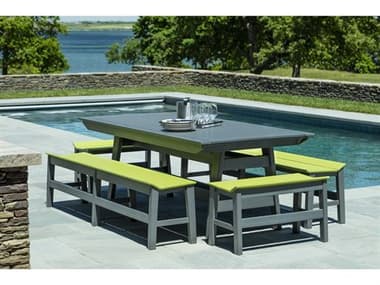 Seaside Casual Sym Recycled Plastic Dining Set SSCSYMDINSET