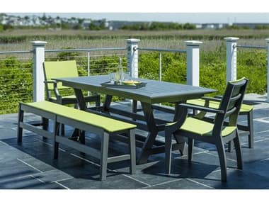 Seaside Casual Sym Recycled Plastic Dining Set SSCSYMDINSET1