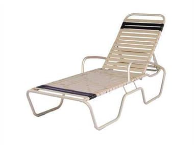 Suncoast Sanibel Strap Aluminum Arm Adjustable Chaise Lounge SU123