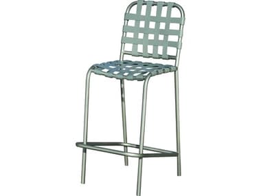 Suncoast Sanibel Cross Strap Cast Aluminum Outdoor Bar Stool SU125