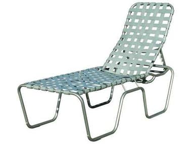 Suncoast Sanibel Cross Strap Cast Aluminum Stackable Hi Seat Chaise Lounge SU153