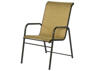 Suncoast Sanibel Sling Cast Aluminum Stackable Dining Arm Chair SU1903