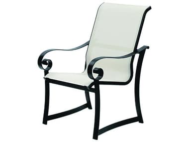 Suncoast Orleans Sling Cast Aluminum Dining Arm Chair SU8503