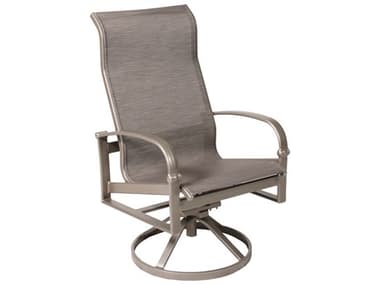 Suncoast Madison Sling Aluminum Supreme Swivel Tilt Dining Arm Chair SUF232