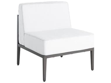 Summer Classics Santa Barbara Aluminum Slate Grey Slipper Modular Lounge Chair SUM135131