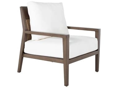 Summer Classics Savannah Aluminum N-Dura Resin Wicker Oak/Raffia Lounge Chair SUM1413114