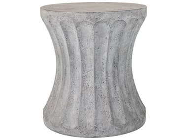Summer Classics Cast Stone Gannet 18'' Wide Round End Table SUM1751