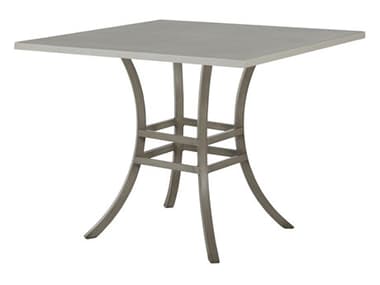 Summer Classics Superstone Tables 36'' Aluminum Square Dining Table SUM2023
