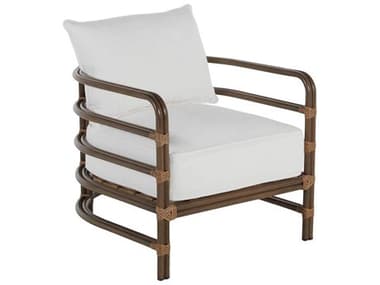 Summer Classics Malibu Brushed Aluminum Barrel Lounge Chair SUM313080