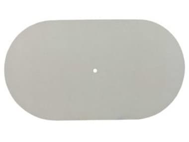 Summer Classics Harris Superstone 84'W x 47''D Oval Table Top with Umbrella Hole SUM315328