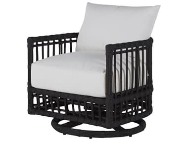 Summer Classics Newport Wicker Barrel Swivel Lounge Chair SUM3243