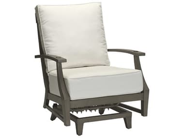 Summer Classics Croquet Aluminum Quick Ship Slate Grey Spring Lounge Chair in Linen Dove SUM334831QS