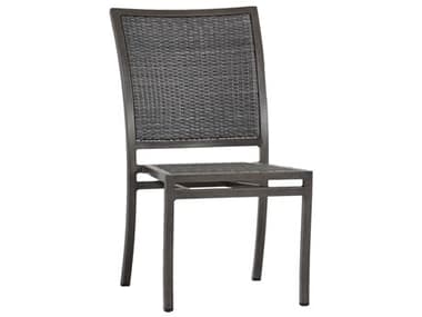 Summer Classics Villa Wicker Slate Grey Dining Side Chair SUM336531