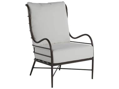 Summer Classics Carmel Wrought Aluminum Slate Gray Lounge Chair SUM349231