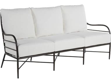 Summer Classics Carmel Wrought Aluminum Slate Gray Sofa SUM349531