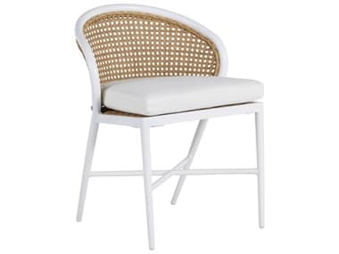 Summer Classics Havana Aluminum Wicker Chalk/Natural Dining Side Chair SUM3511102