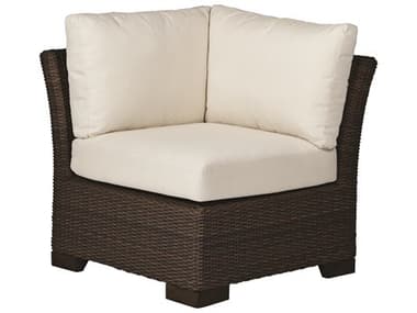 Summer Classics Club Woven Wicker Corner Chair with Cushion SUM3620