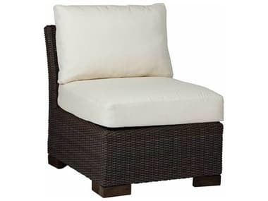 Summer Classics Club Woven Wicker Modular Lounge Chair with Cushion SUM3621