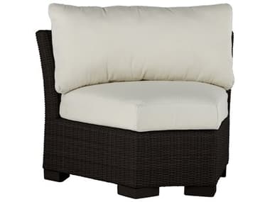 Summer Classics Club Woven Wicker Inside Round Lounge Chair with Cushion SUM3623