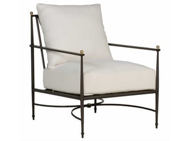Summer Classics Roma Aluminum Slate Grey Lounge Chair with Cushion SUM366531