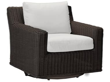 Summer Classics Rustic Wicker Cushion Lounge Chair SUM3744