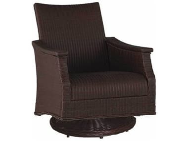 Summer Classics Bentley Wicker Swivel Rocker Lounge Chair SUM3922