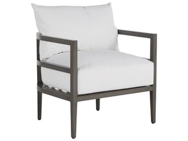 Summer Classics Santa Barbara Aluminum Slate Grey Lounge Chair SUM404431