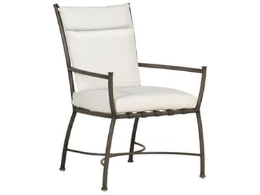 Summer Classics Majorca Aluminum Slate Grey Dining Arm Chair with Cushion SUM423631