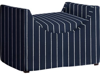 Summer Classics Gayle Outdoor Bench in Sailor Stripe Indigo SUM63600100107