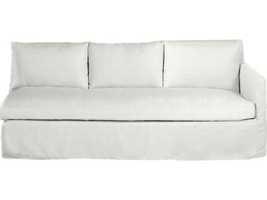 Summer Classics Nora Outdoor Left Arm Facing Sofa in Washboard Snow SUM66922100102