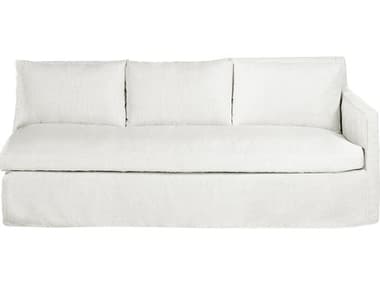 Summer Classics Nora Outdoor Left Arm Facing Sofa in Linen Snow SUM66922100109