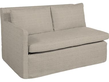 Summer Classics Nora Outdoor Right Arm Facing Loveseat in Washboard Mist SUM66923100105