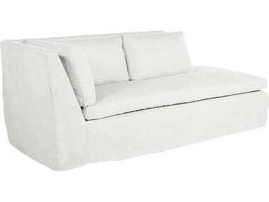 Summer Classics Nora Outdoor Right Arm Facing Chaise in Linen Snow SUM66928100100